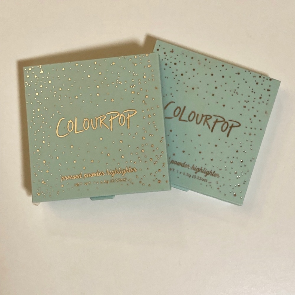Colourpop pressed powder highlighters